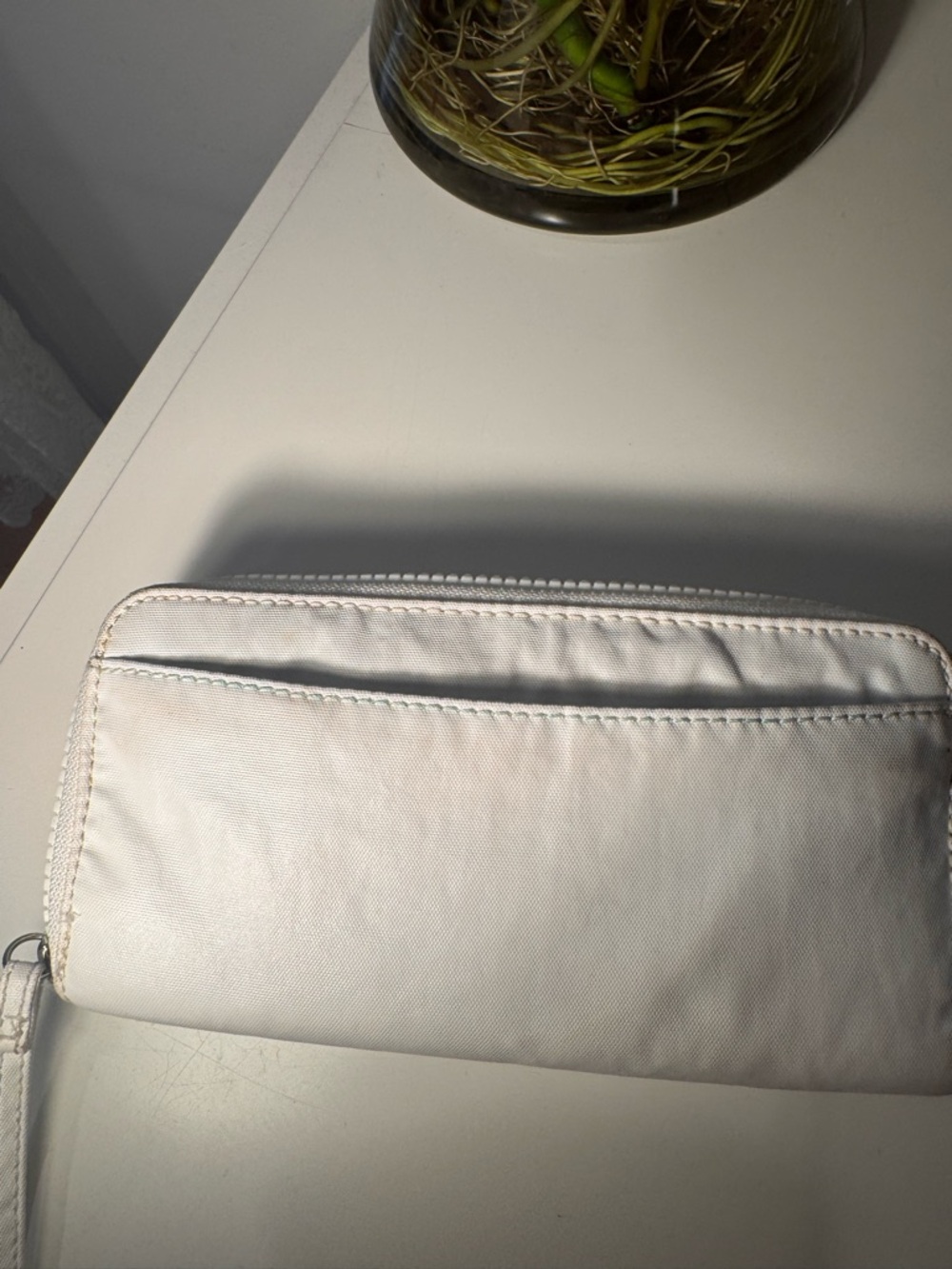 Kipling Cream Zip-Around Wristlet Wallet - Picture 3 of 4